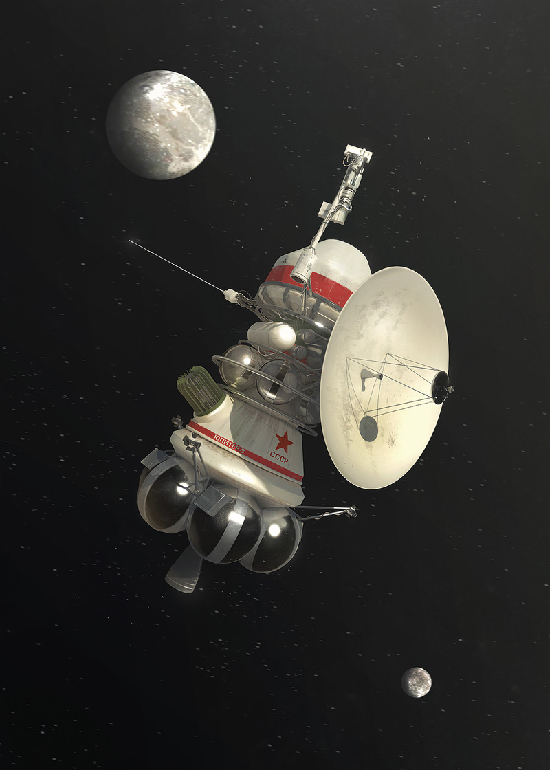 Illustration for article titled 17 Pieces Of Cool Space Art